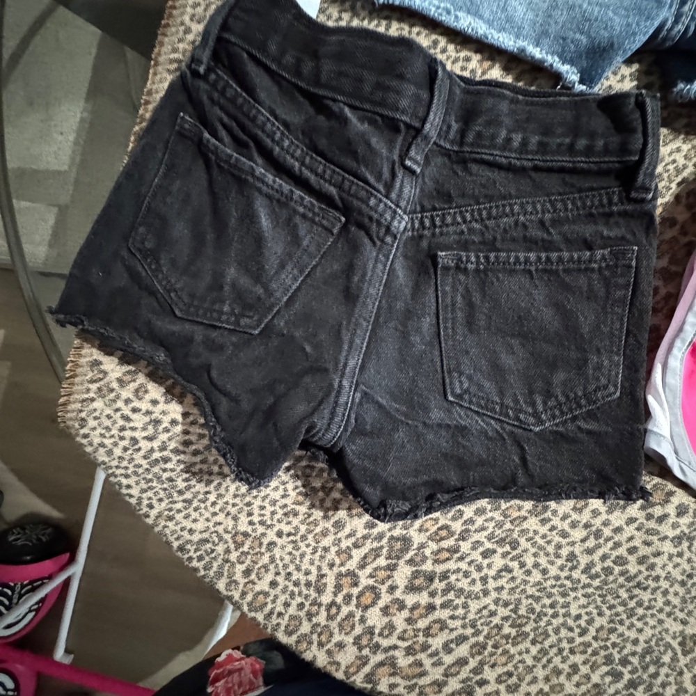 Old Navy Black and Blue Denim and pink Nike Shorts - Picture 9 of 10